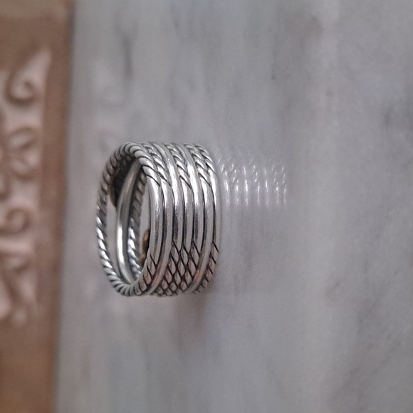 Authentic David Yurman Double X Crossover ring - Picture 4 of 16